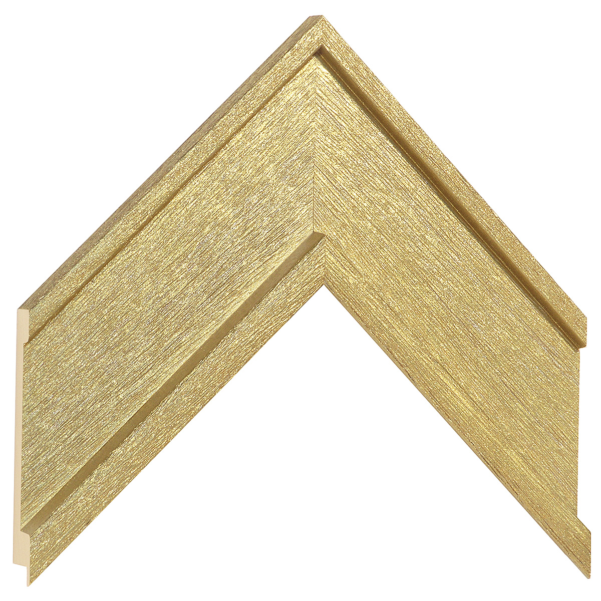Asta in pino - Larghezza 68mm Altezza 20 - Oro - Campione