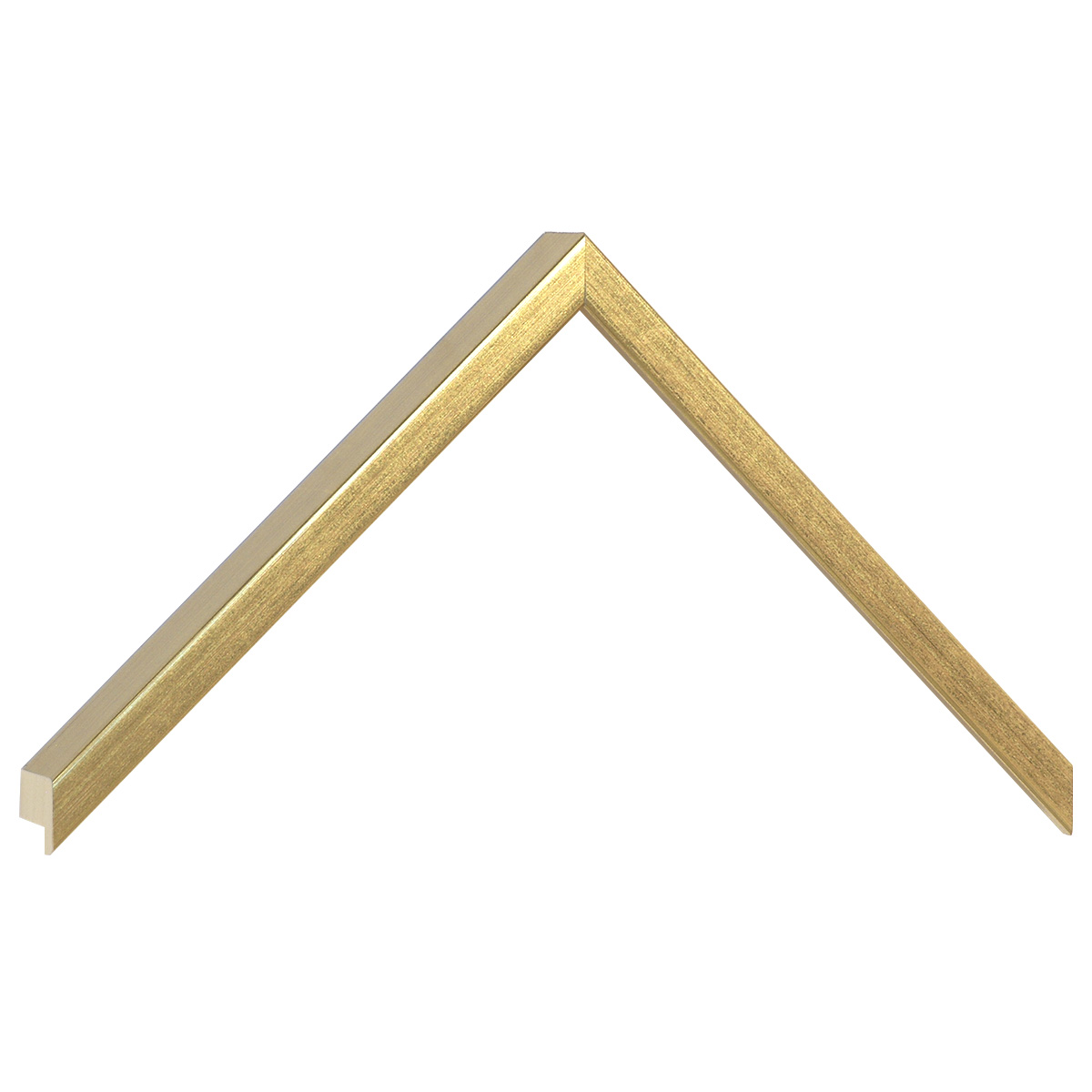 Asta in ayous piatta - Larghezza 10mm Altezza 25 - Oro - Campione