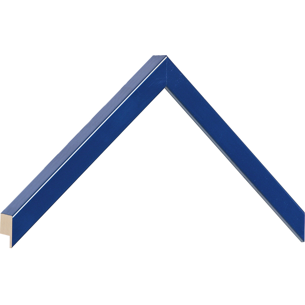 Asta in ayous - Larghezza 15mm Altezza 25 - Blu lucido - Campione