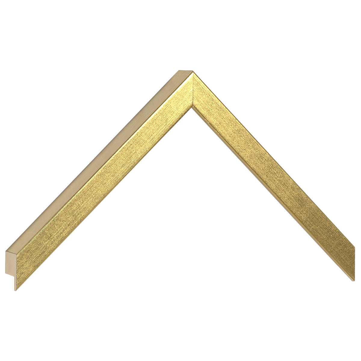 Asta in ayous piatta - Larghezza 15mm Altezza 25 - Oro - Campione