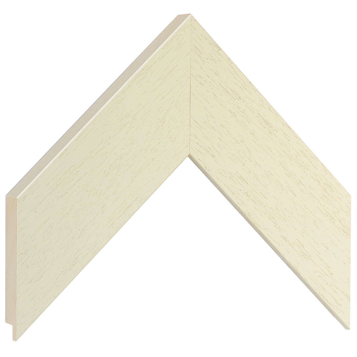 Asta in ayous piatta - Larghezza 58mm Altezza 20 - Crema - Campione