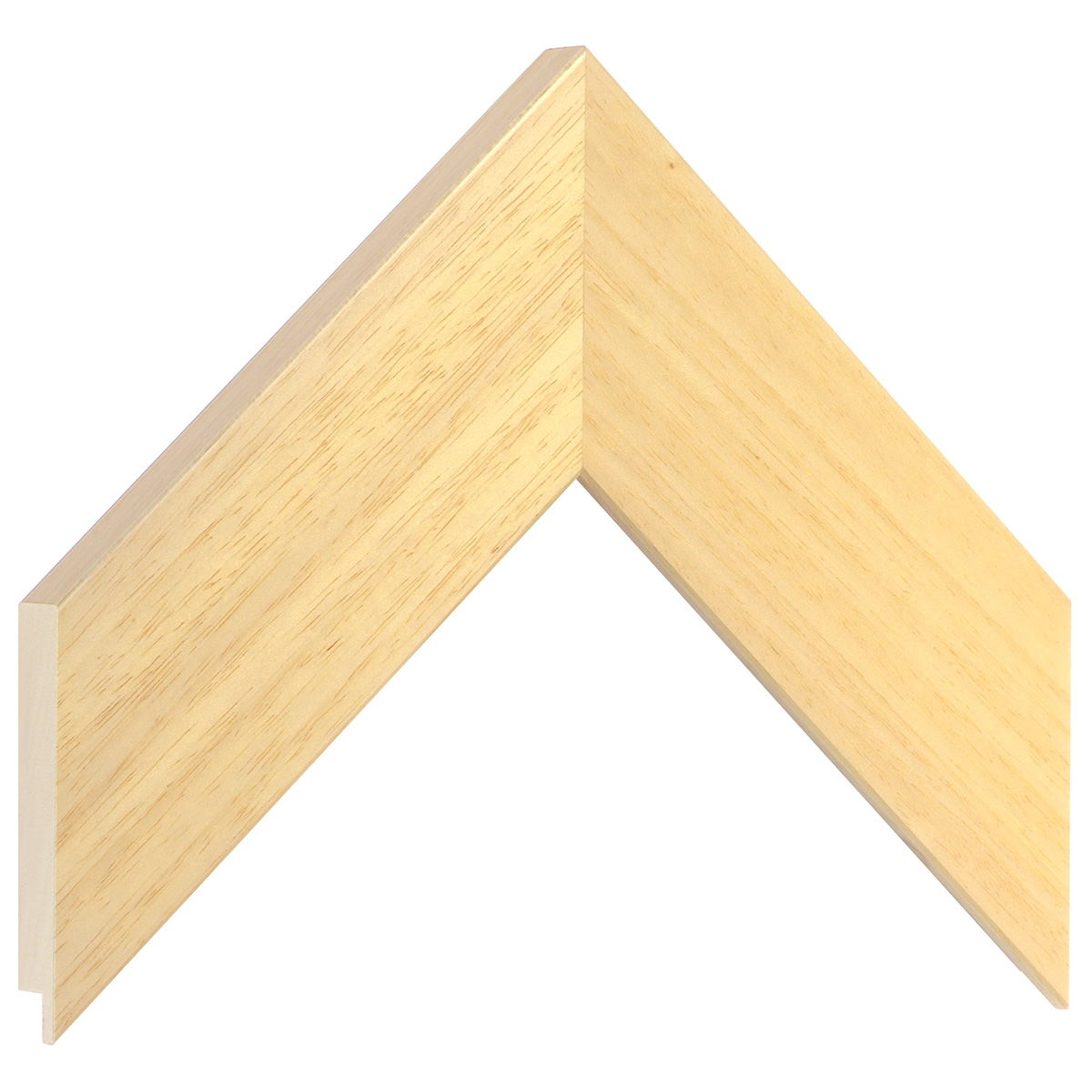 Asta in ayous piatta - Larghezza 58mm Altezza 20 - Legno naturale - Campione
