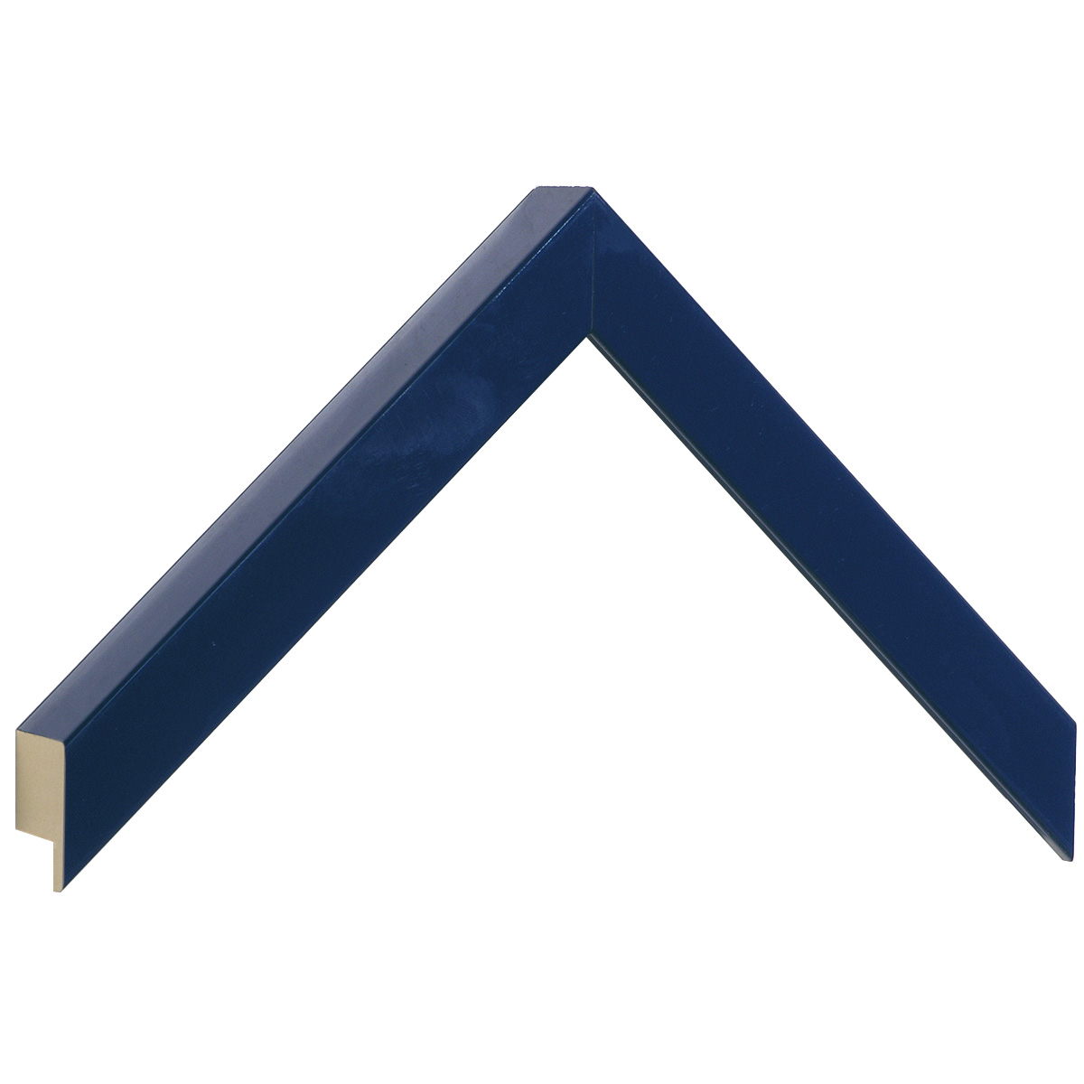 Asta pino giuntato - Larghezza 20mm Altezza 32 - Blu lucido - Campione