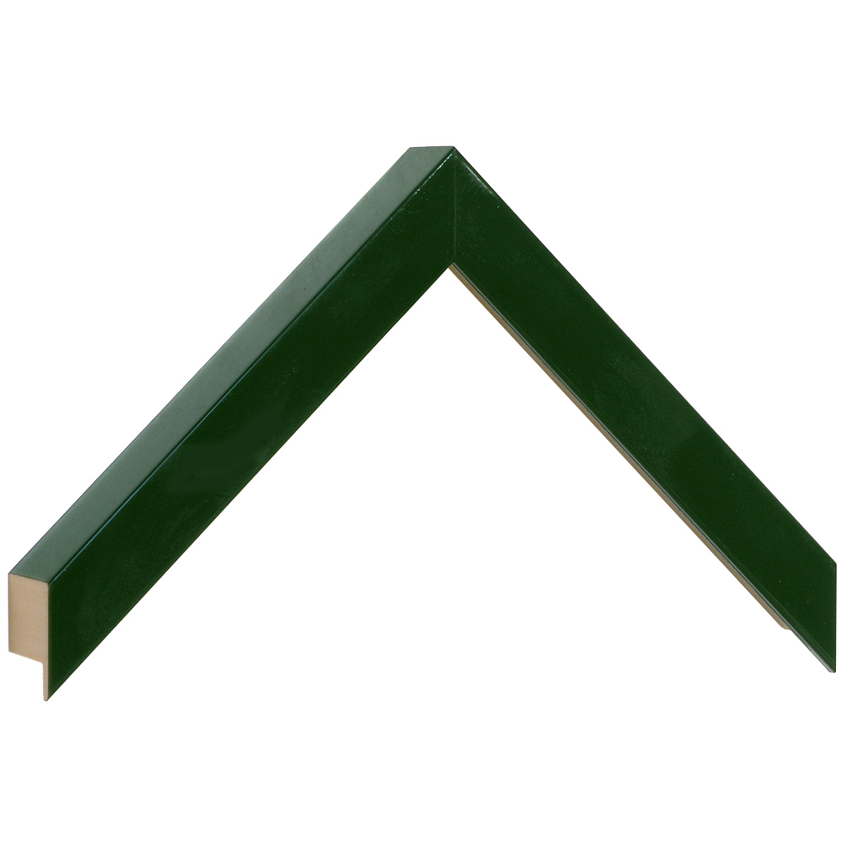 Asta in ayous - Larghezza 20mm Altezza 32 - Verde Lucido - Campione