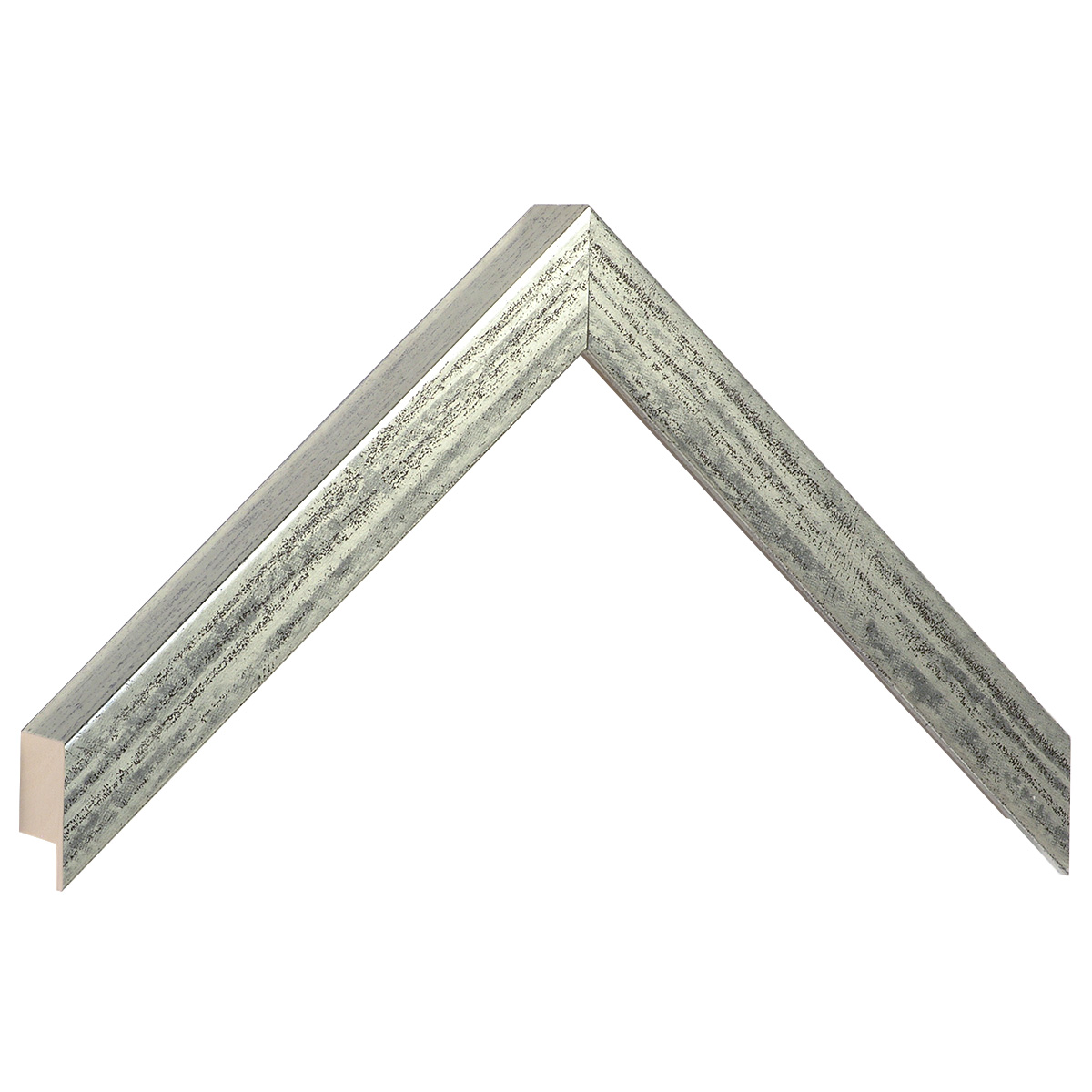 Asta in ayous piatta - Larghezza 20mm Altezza 32 - Argento vecchio - Campione