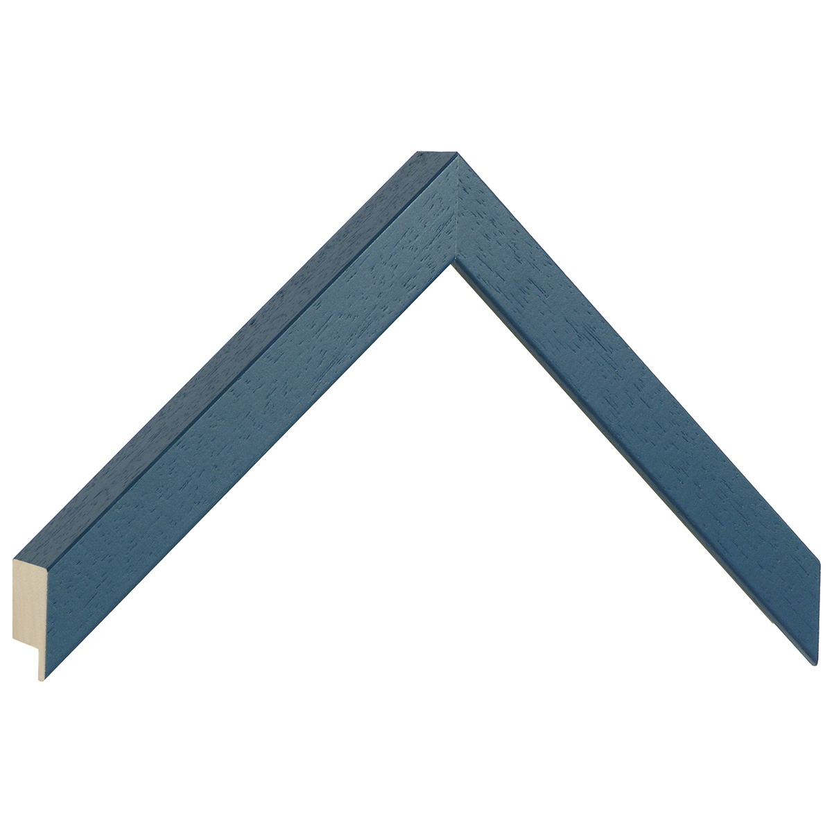 Asta in ayous - Larghezza 20mm Altezza 32 - Blu denim - Campione