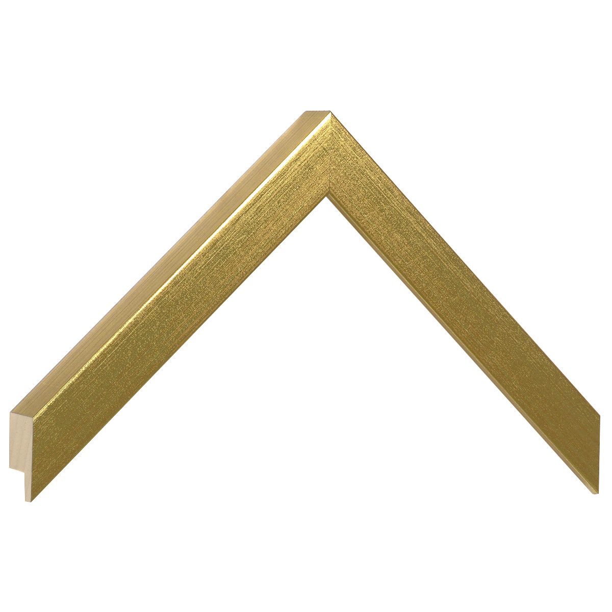 Asta in ayous piatta - Larghezza 20mm Altezza 25 - Oro - Campione