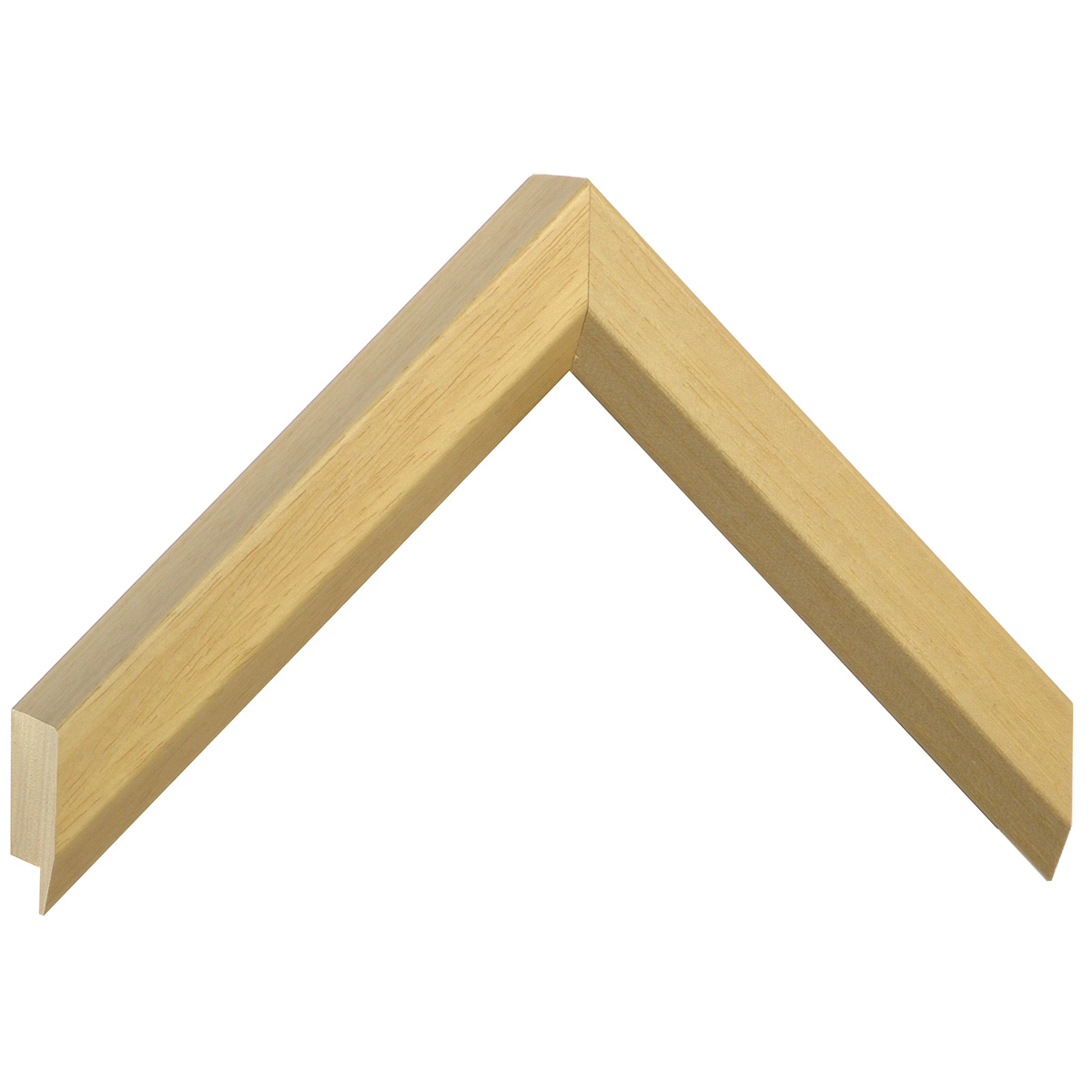 Asta in ayous piatta - Larghezza 27mm Altezza 35 - Legno naturale - Campione