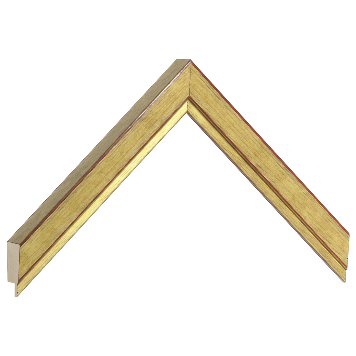 Asta pino giuntato - Larghezza 22mm Altezza 35 - Oro - Campione