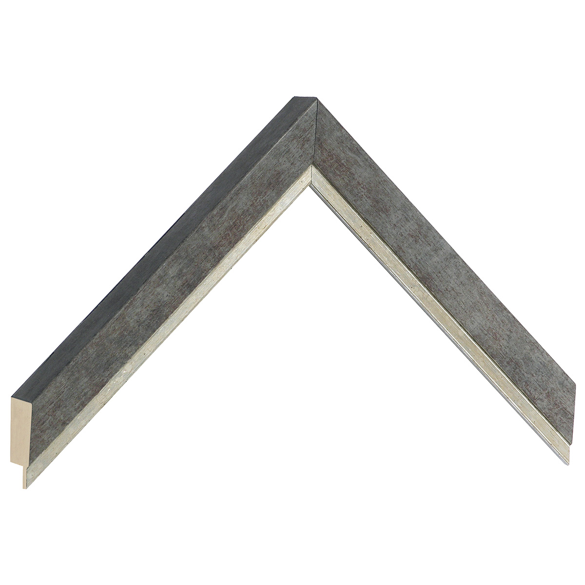 Asta pino giuntato - Larghezza 22mm Altezza 35 - Peltro - Campione