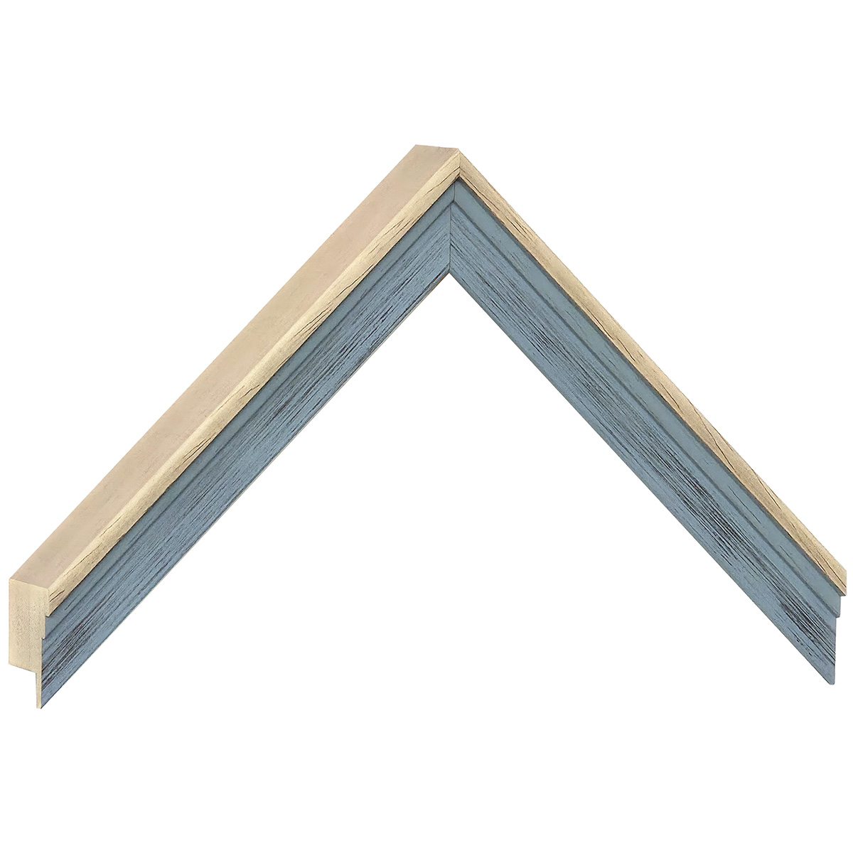 Asta in ayous - Larghezza 33mm Altezza 23- colore azzurro - Campione