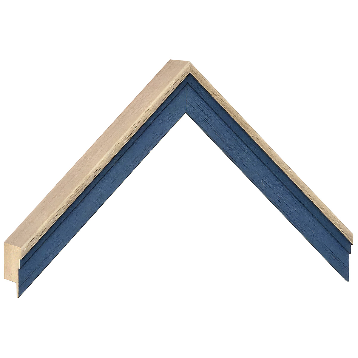 Asta in ayous - Larghezza 33mm Altezza 23- colore blu - Campione