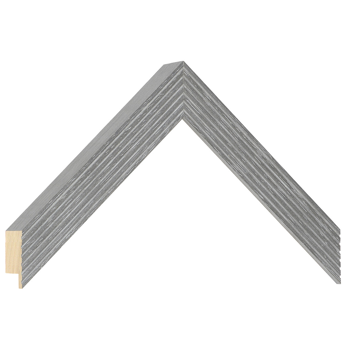 Asta in ayous trattato - Larghezza 24mm Alt.33 - Grigio - Campione