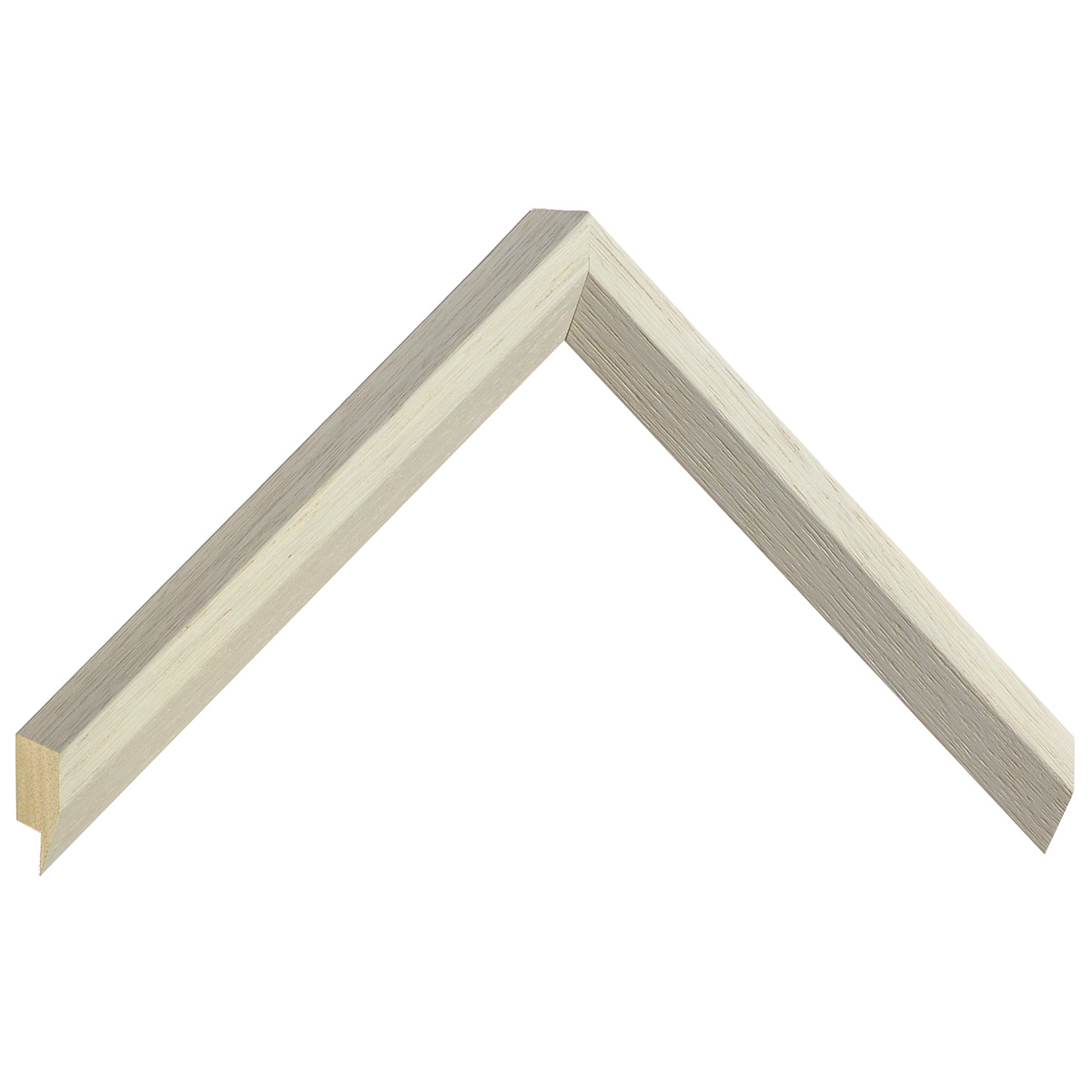 Asta in ayous - Larghezza 19mm Altezza 35 - Bianco - Campione