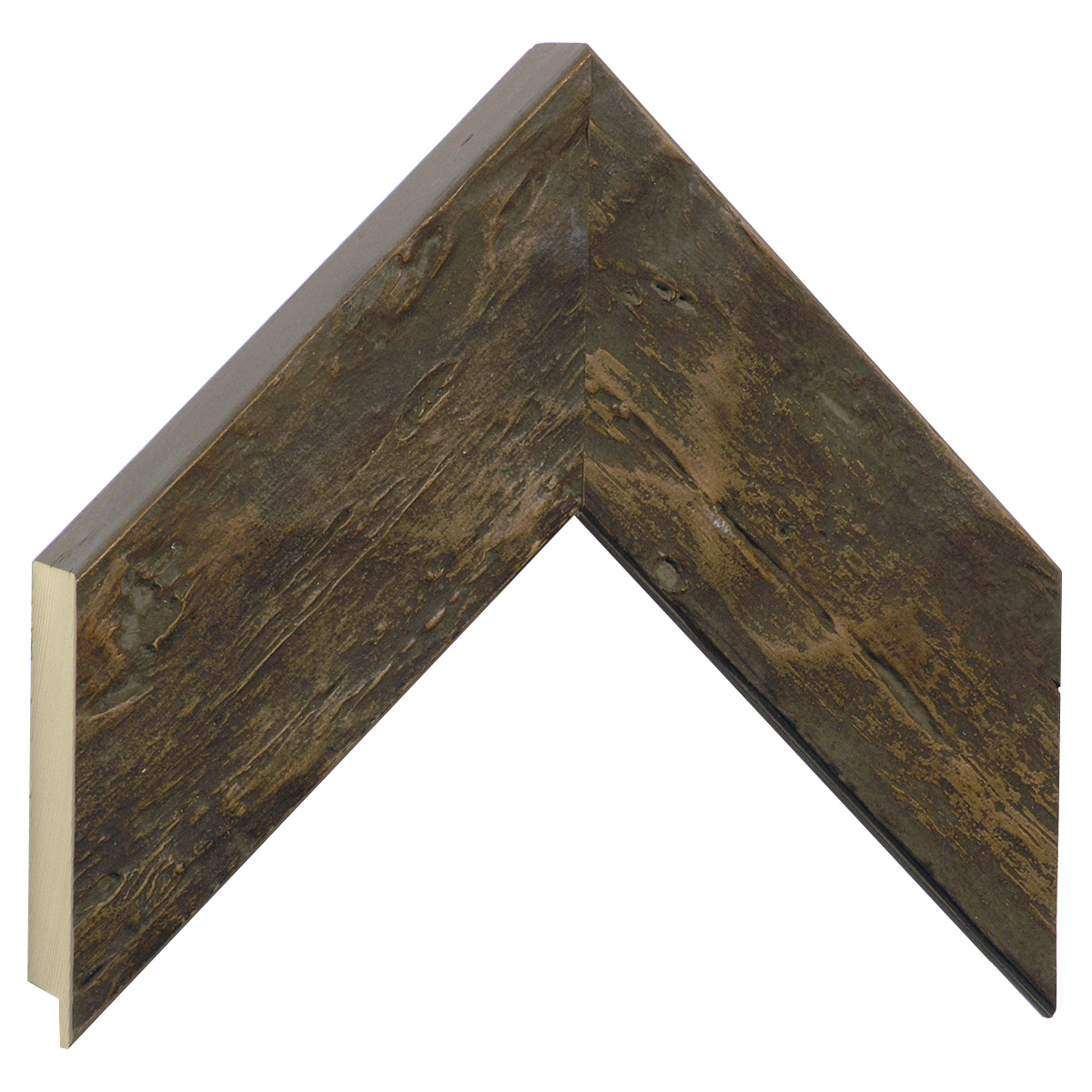 Asta abete giuntato - Larghezza 68mm Altezza 33 - Bruno shabby - Campione