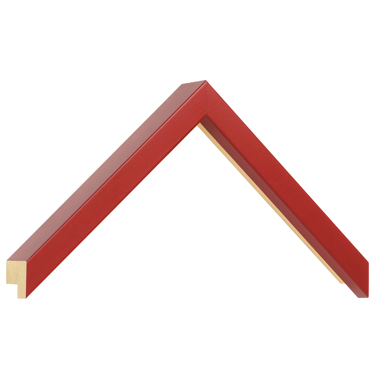 Asta in ayous - Larghezza 15mm Altezza 40 - Rosso - Campione