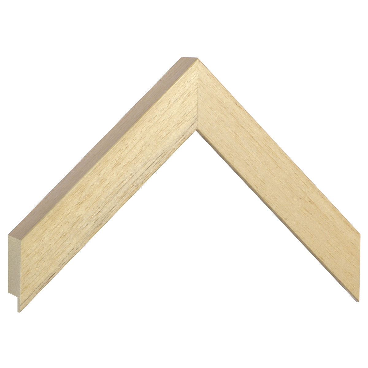 Asta in ayous piatta - Larghezza 30mm Altezza 32 - Legno naturale - Campione