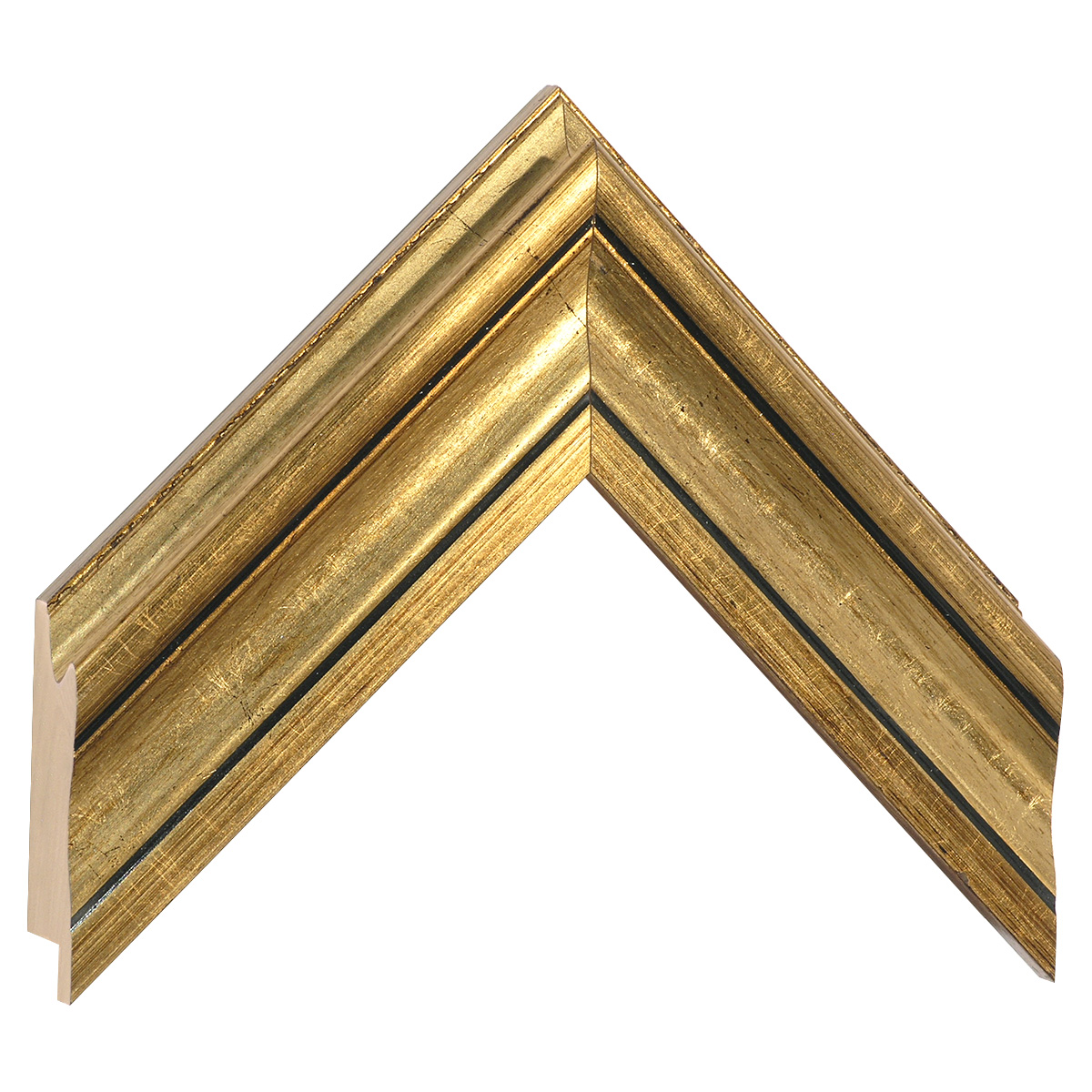 Asta in ayous - Larghezza 55mm Altezza 35 - Oro - Campione