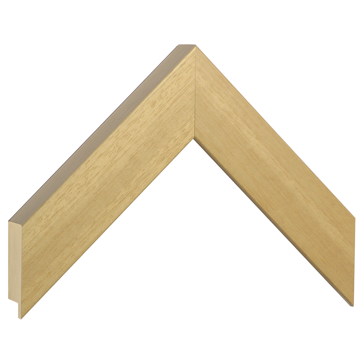 Asta in ayous piatta - Larghezza 40mm Altezza 32 - Legno naturale - Campione