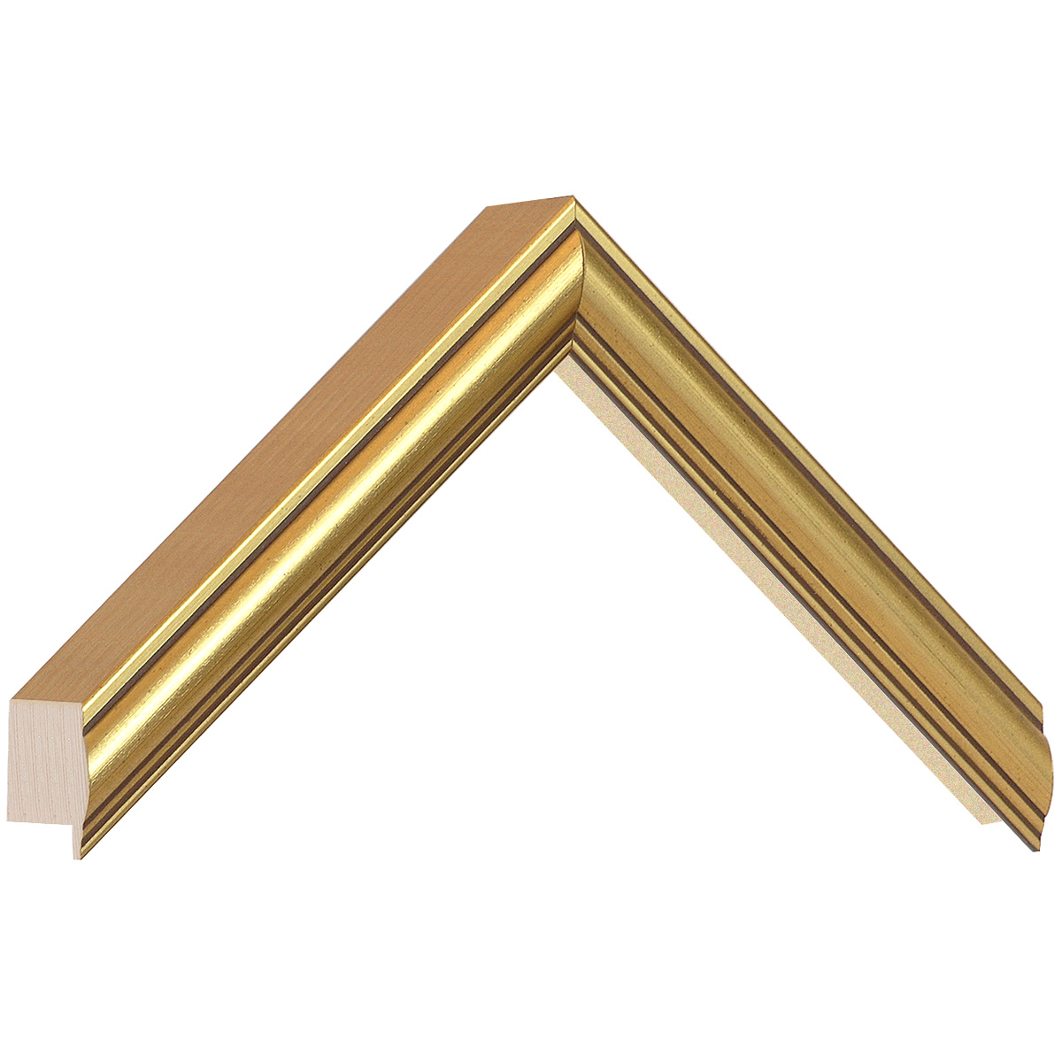 Asta pino giuntato - Larghezza 21mm Altezza 57 - Oro - Campione