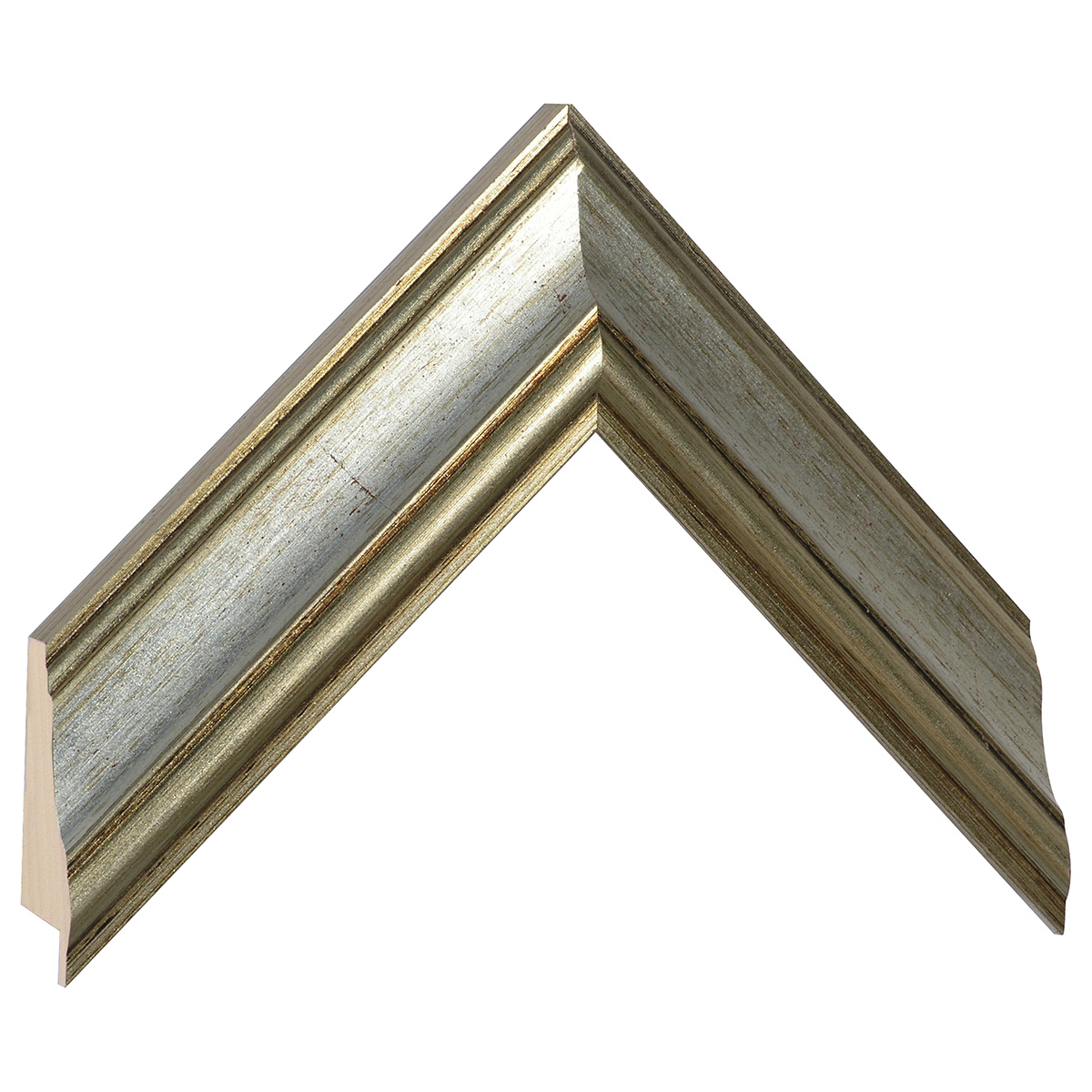 Asta in ayous - Larghezza 45mm Altezza 31 - Argento - Campione