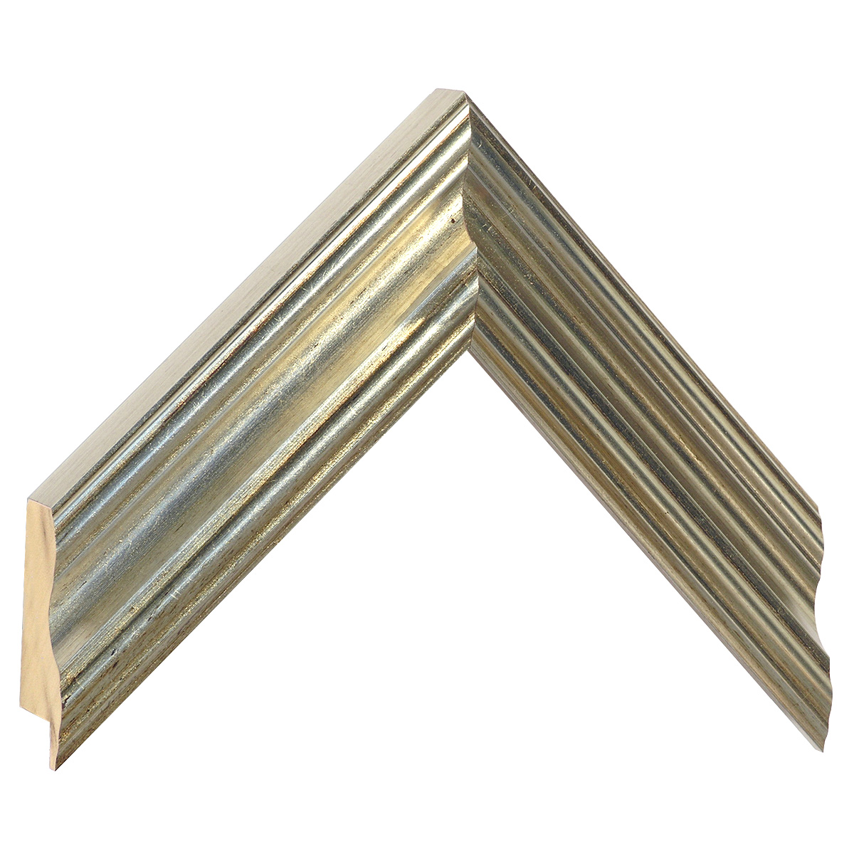 Asta in ayous - Larghezza 45mm Altezza 34 - Argento - Campione