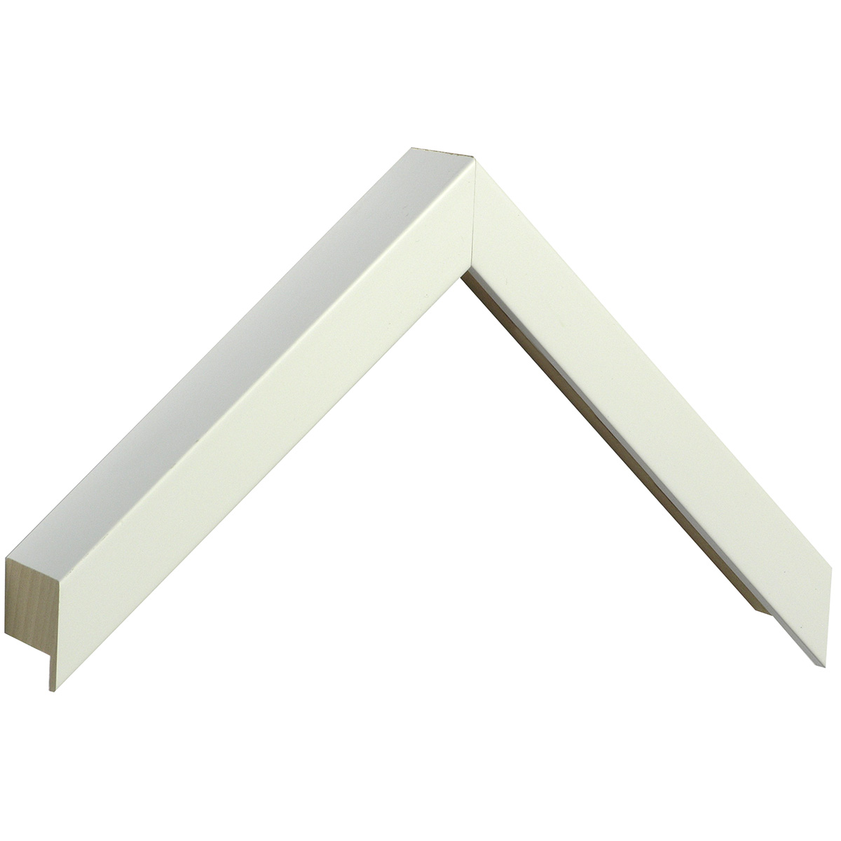 Asta ayous - Larghezza 20mm Altezza 45 - Bianco opaco - Campione