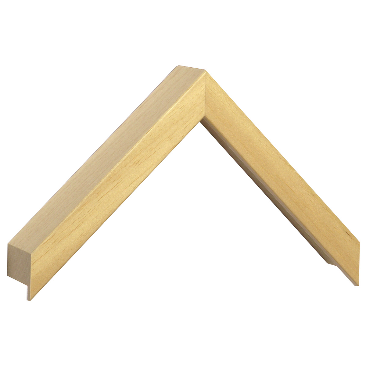 Asta in ayous piatta - Larghezza 20mm Altezza 45 - Legno naturale - Campione