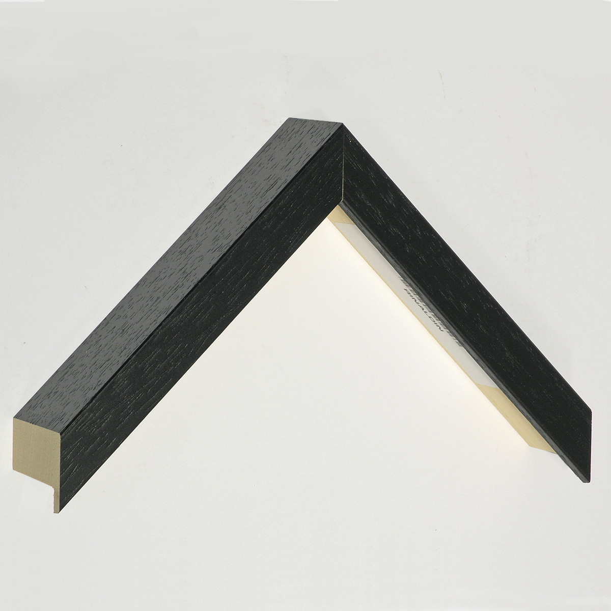 Asta in ayous - Larghezza 20mm Altezza 45 - Poro aperto - Nero - Campione