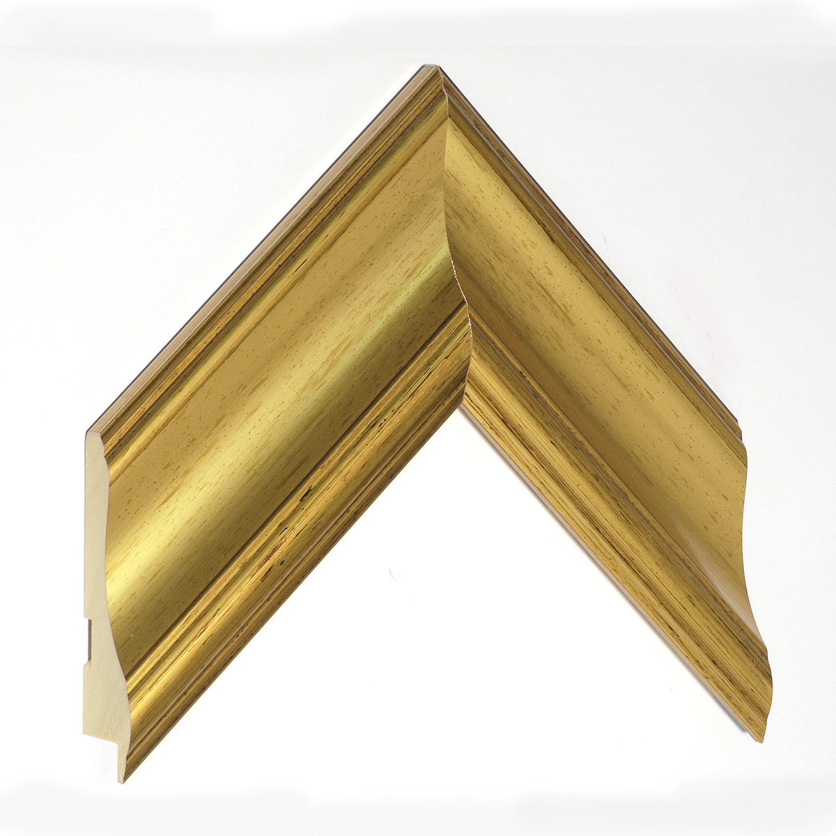 Asta in ayous piatta - Larghezza 70mm Altezza 34 - Oro - Campione