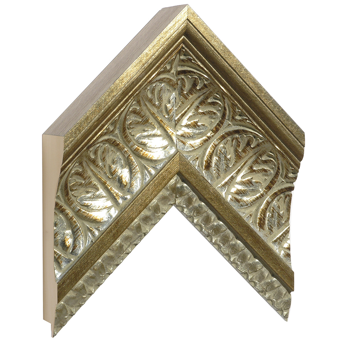 Asta in ayous - Larghezza 120mm Altezza 64 - Argento con decorazioni - Campione