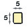Distanziatore in ramin grezzo mm 5x5 - Sezione