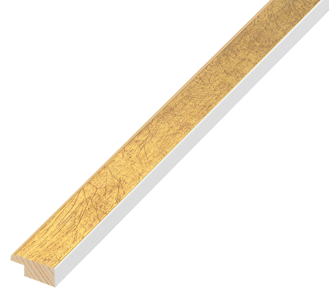 Asta pino giuntato - Larghezza 21mm Altezza 10 - Oro screziato