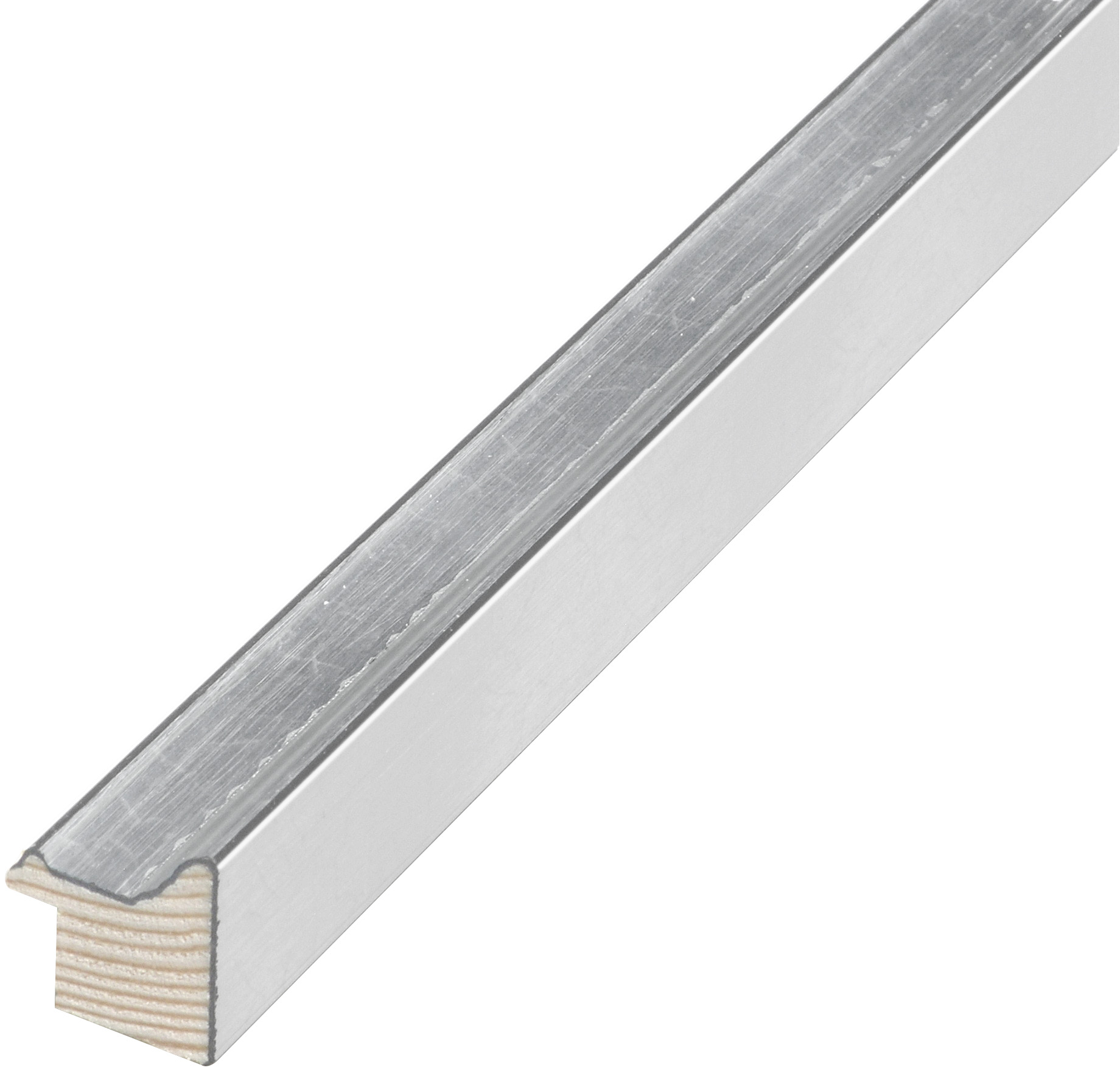 Asta pino giuntato - Larghezza 23mm Altezza 25 - Argento