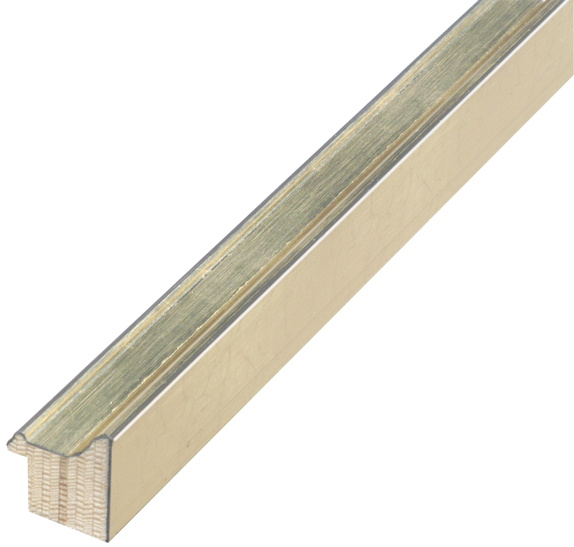 Asta pino giuntato - Larghezza 23mm Altezza 25 - Platino