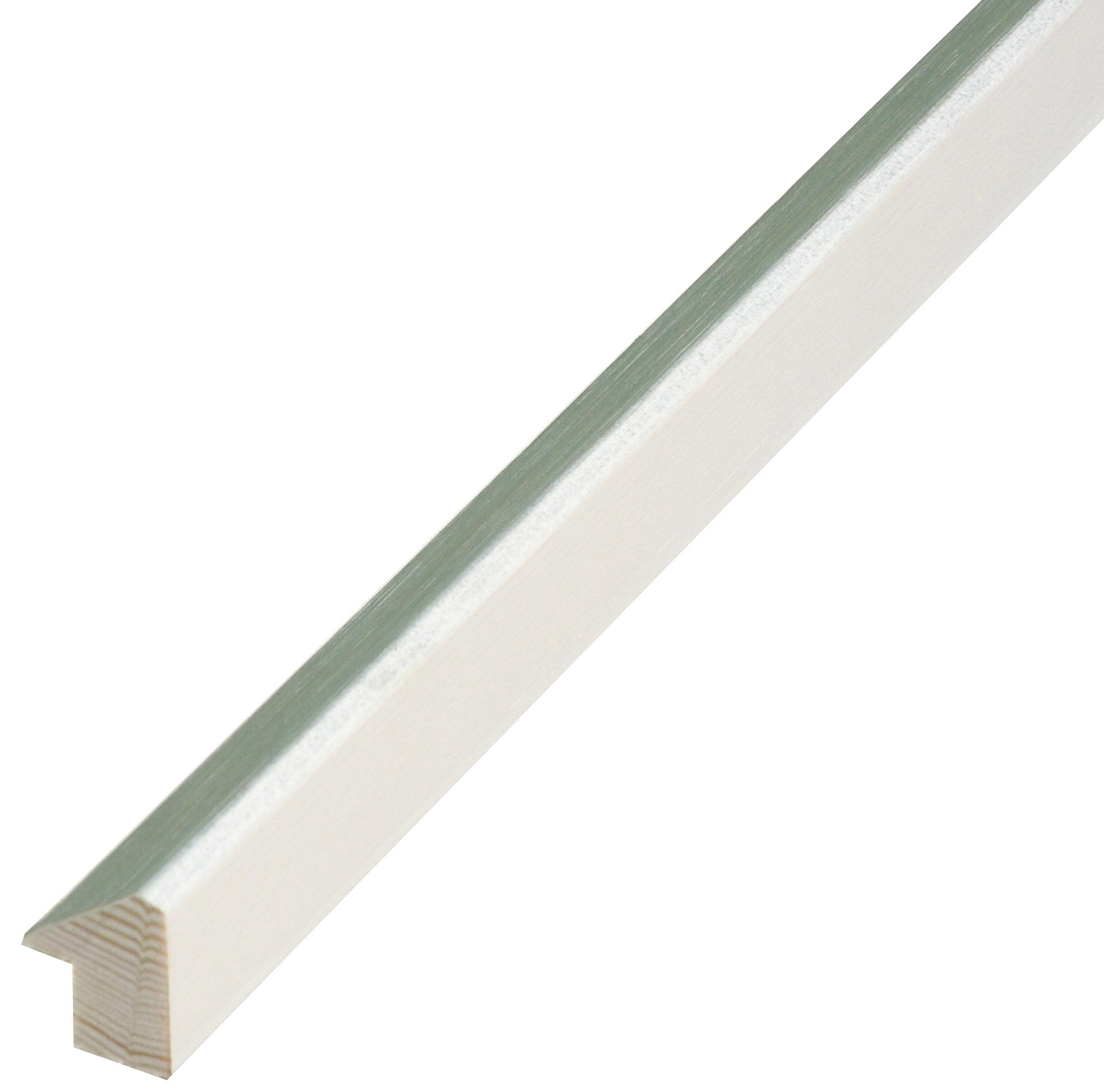 Asta pino giuntato - Larghezza 15mm Altezza 20 - Verde acqua