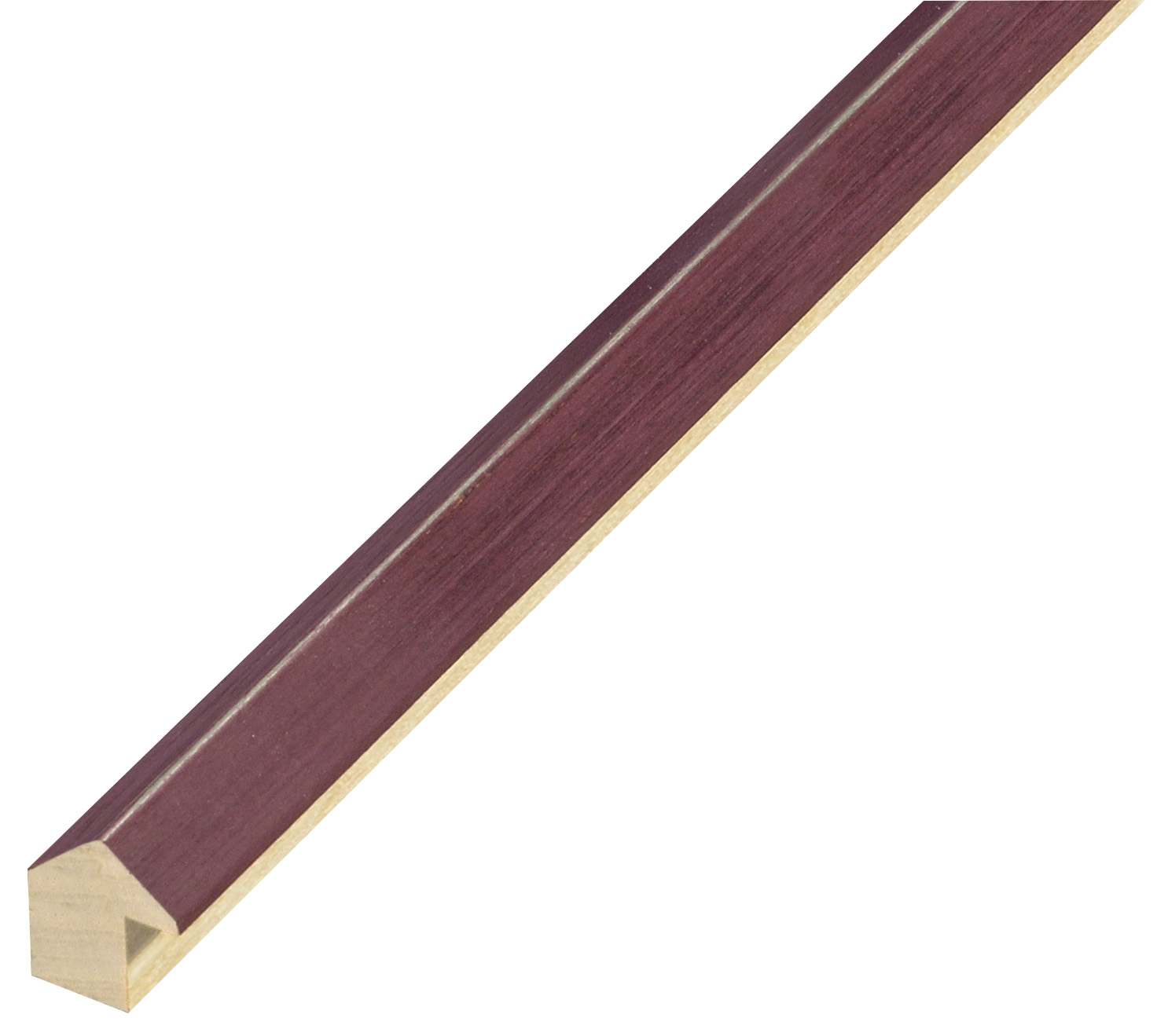 Asta in ayous - Larghezza 18mm Altezza 21 - Prugna