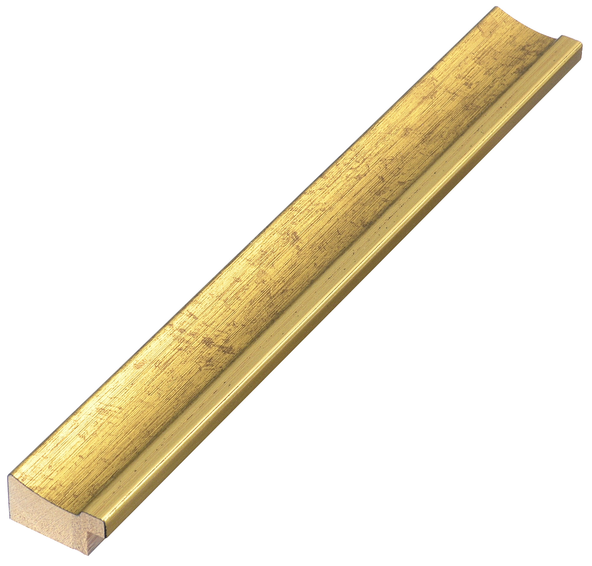 Asta pino giuntato - Larghezza 25mm Altezza 15 - Oro