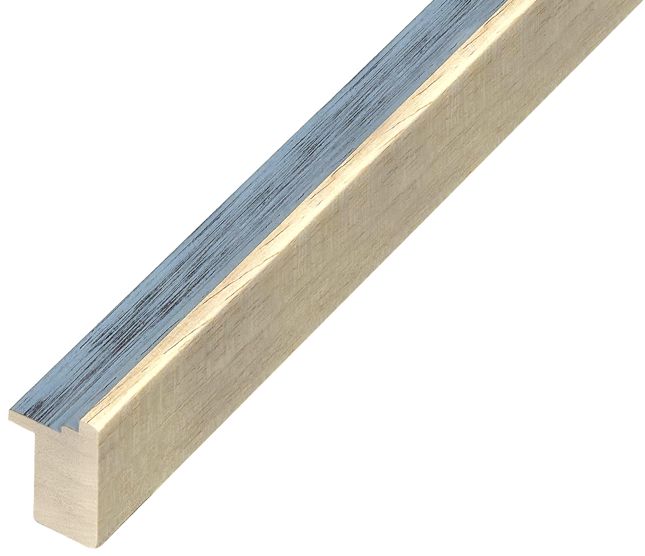 Asta in ayous - Larghezza 33mm Altezza 23- colore azzurro