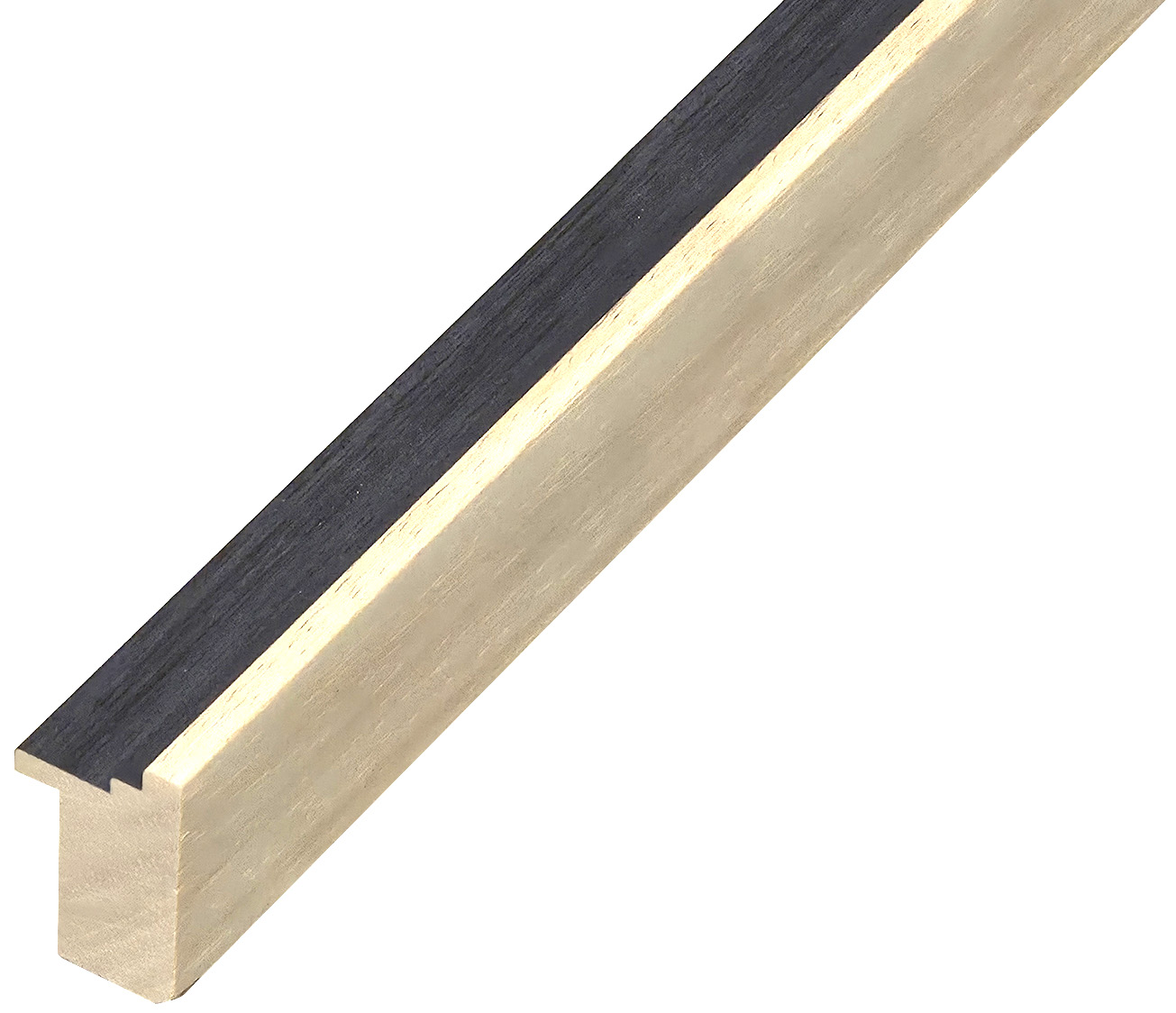 Asta in ayous - Larghezza 33mm Altezza 23- colore nero