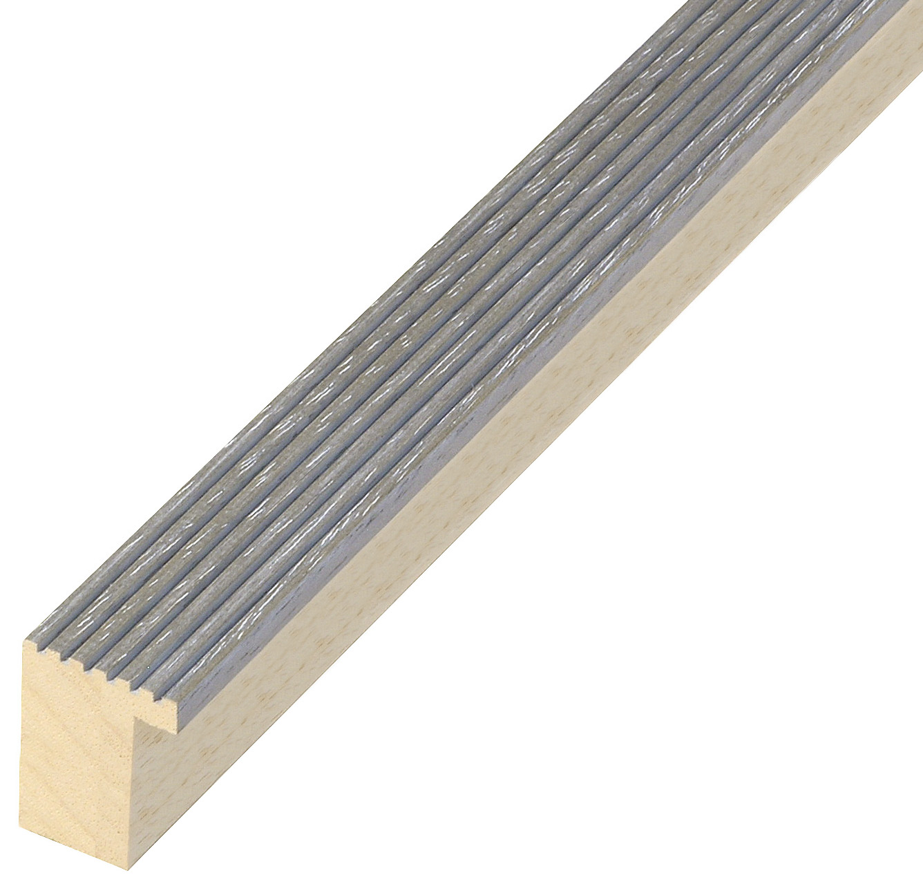 Asta in ayous trattato - Larghezza 24mm Alt.33 - Grigio