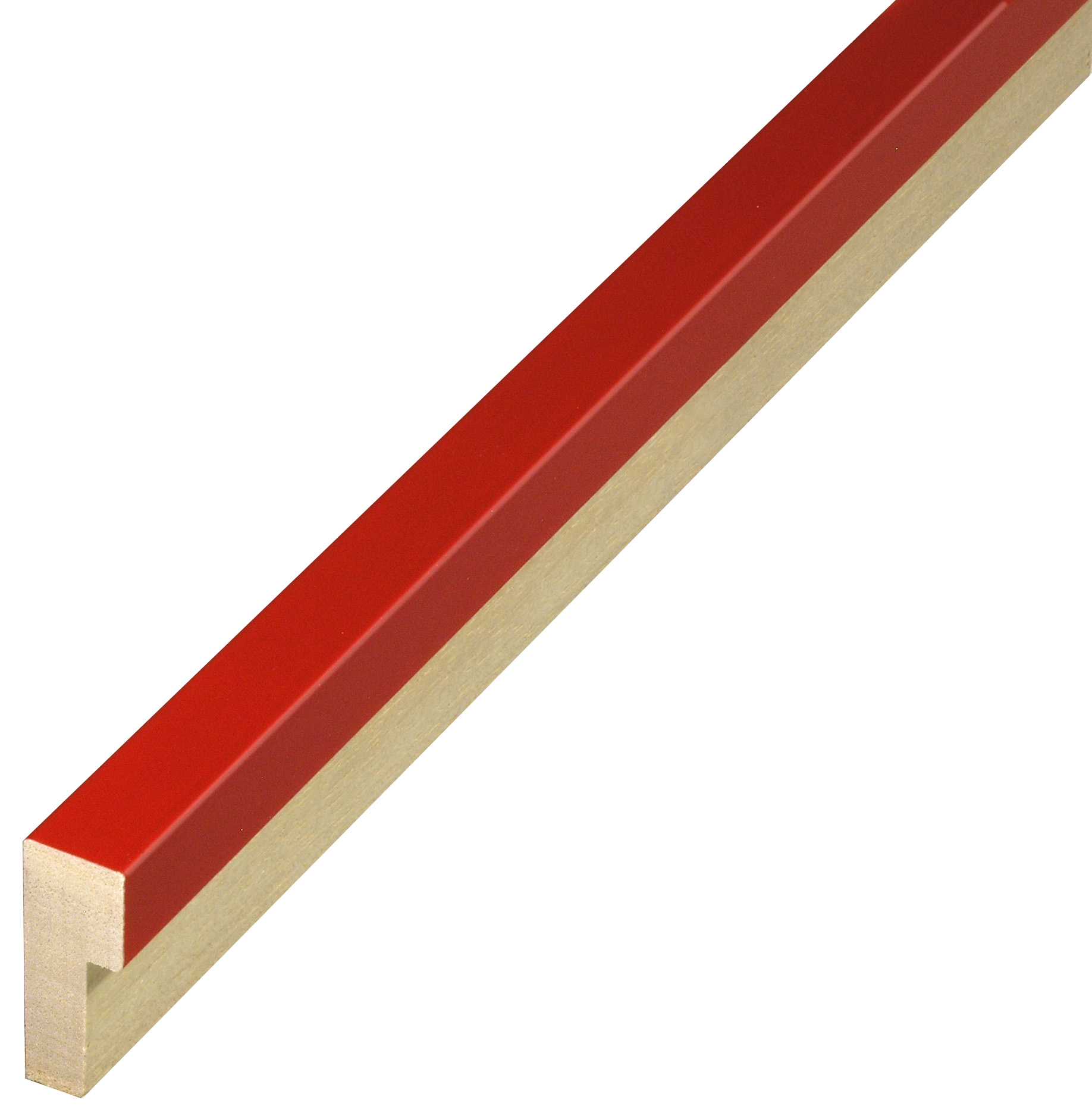 Asta in ayous - Larghezza 15mm Altezza 40 - Rosso