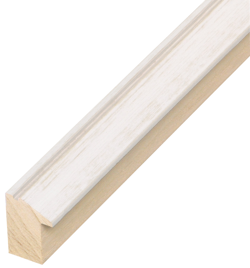 Asta in ayous - Larghezza 28mm Altezza 40 - Crema opaco