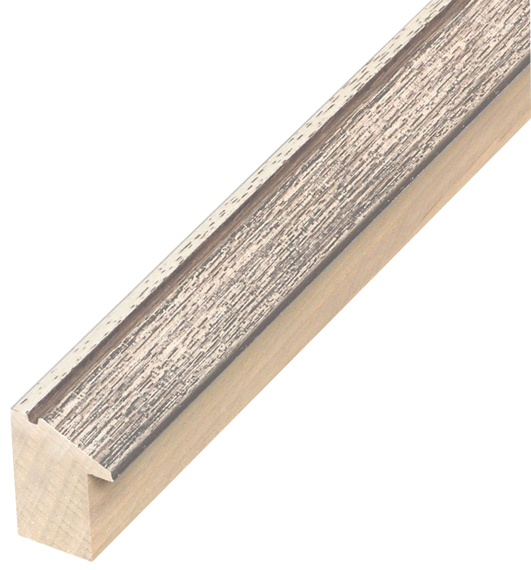 Asta ayous Alt.40 mm Larg.28 - tonalità grigio opaco