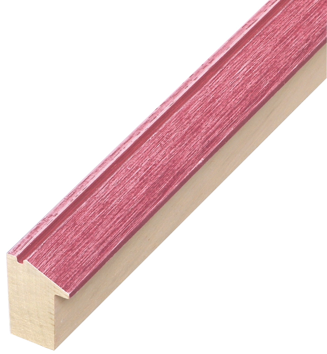 Asta in ayous - Larghezza 28mm Altezza 40 - Rosa opaco
